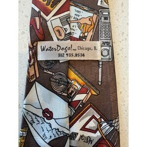 Water Dogs Chicago IL‎ Neck Tie Polyester